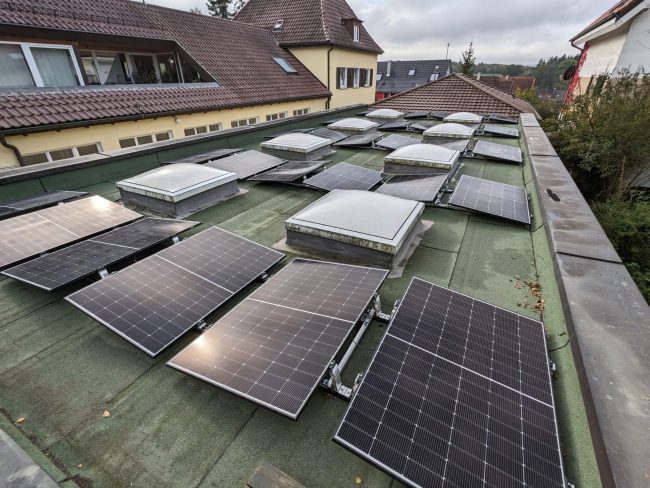 Schweizer Solaranlage